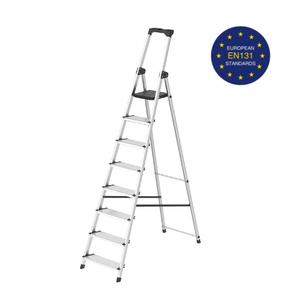 ALLLAD1001-8 Step Aluminium Ladder (1)